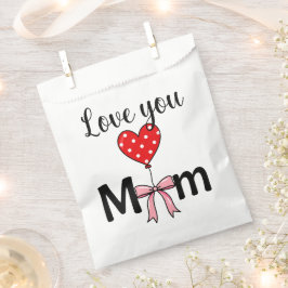 Sweet and stylish “Love You Mom” Geschenktütchen