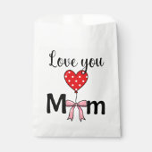 Sweet and stylish “Love You Mom” Geschenktütchen (Vorderseite)