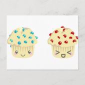 Sweet and Tart Muffin Pair Postkarte (Vorderseite)