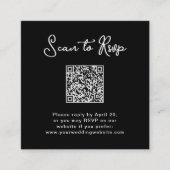 Sweet and Whimsical Black | UAWG mit QR-Code Begleitkarte (Vorderseite)