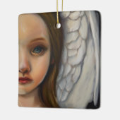 Sweet Angel Girl Keramikornament (Links)