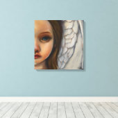 Sweet Angel Girl Leinwanddruck (Insitu (Holzboden))