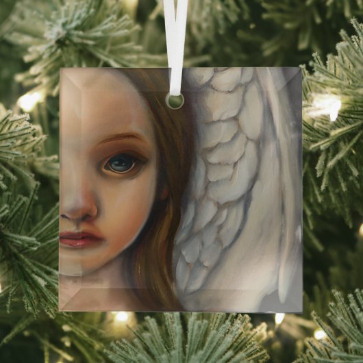 Sweet Angel Girl Ornament Aus Glas (Insitu)