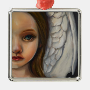 Sweet Angel Girl Ornament Aus Metall