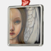 Sweet Angel Girl Ornament Aus Metall (Links)