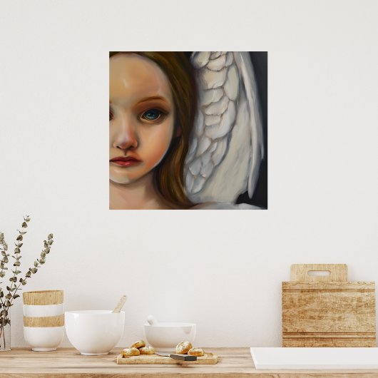Sweet Angel Girl Poster (Küche)