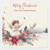 Sweet Angel of Christmas Sticker (Vorderseite)