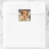 Sweet Angel Quadratischer Aufkleber (Tasche)