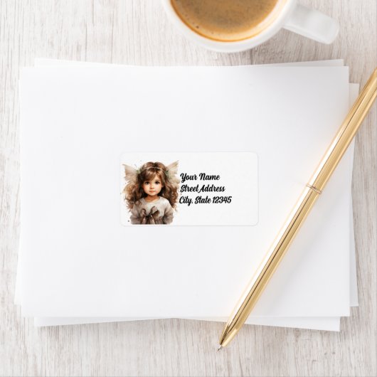 Sweet Angel Return Address Label Adressaufkleber (Insitu)