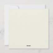 Sweet Angel Weihnachtsbilder Feiertagskarte (Rückseite)