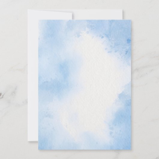 Sweet Animals Girl Baby in Bloom Baby Shower Einladung (Rückseite)