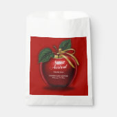 Sweet Ankunft Red Apple Baby Dusche Geschenktütchen (Vorderseite)