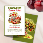 Sweet Apple Harvest Locale Grown Baby Shower Einladung