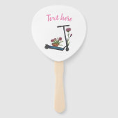 Sweet Art Zeichnend Sommerzeit Set der Fans Fächer (Rückseite)