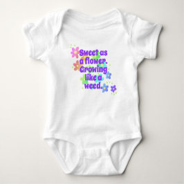 "Sweet as a Blume" Niedlich Rainbow Baby Bodysuit Baby Strampler