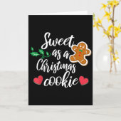 Sweet As A Christmas Cookie - Biscuit, Christmas C Karte (Gelbe Blume)