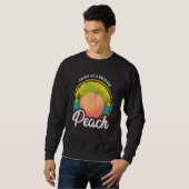 Sweet as a Georgia Peach Funny GA Peach Staat Sweatshirt (Vorne ganz)