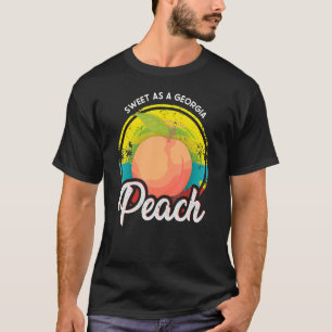 Sweet as a Georgia Peach Ga Peach Staat T-Shirt
