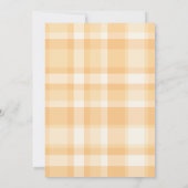 Sweet as a Peach Baby Dusche Einladung (Rückseite)