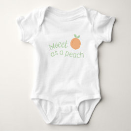 Sweet as a Peach Baby Shirt