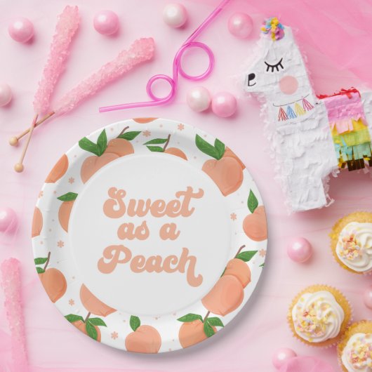 Sweet as a Peach Birthday Paper Teller (Party)