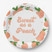 Sweet as a Peach Birthday Paper Teller (Vorderseite)
