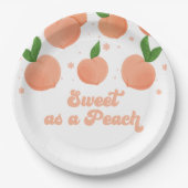 Sweet as a Peach Birthday Paper Teller (Vorderseite)