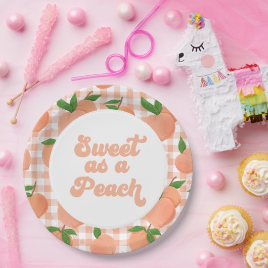 Sweet as a Peach Birthday Paper Teller (Party)