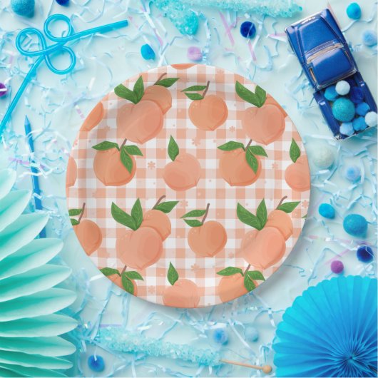 Sweet as a Peach Birthday Pappteller (Party)