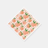 Sweet as a Peach Birthday Serviette (Ecke)