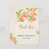 Sweet as a Peach Danke Card (Vorne/Hinten)