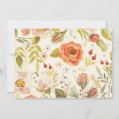 Sweet as a Peach First Geburtstag Foto Einladung (Rückseite)