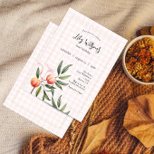 Sweet as a Peach Girl Einladung zum Geburtstag