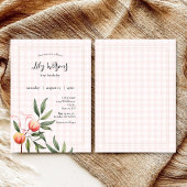 Sweet as a Peach Girl Einladung zum Geburtstag