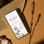 Sweet as a Peach Girl Einladung zum Geburtstag