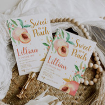 Sweet as a Peach Greenerity Birthday