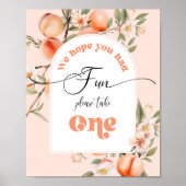 Sweet as a peach Wir hoffen, dass Sie zum Geburtst Poster (Vorne)