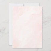 Sweet as a Pumpkin Floral Girl Shower Einladung (Rückseite)