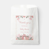 Sweet as a Pumpkin Floral Girl Shower Geschenktütchen (Vorderseite)