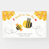 Sweet as can be als Niedliche Kawaii Baby Dusche Banner (Horizontal)