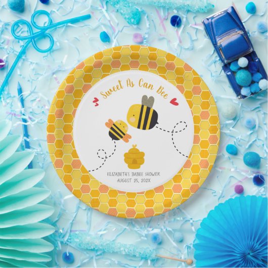 Sweet as can be als Niedliche Kawaii Baby Dusche Pappteller (Party)