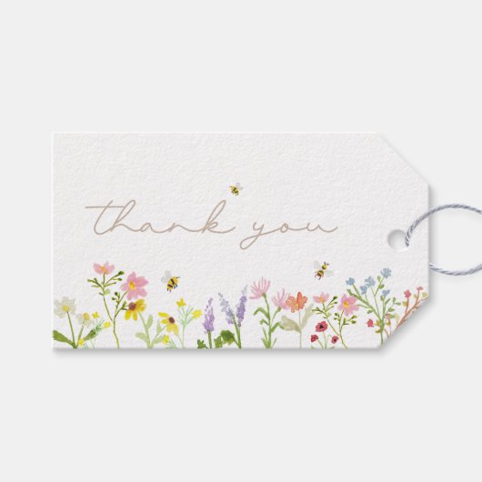 Sweet as can be Moderne Minimal Vielen Dank für Ih Geschenkanhänger (Vorderseite (Horizontal))