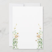 Sweet as Can Bear Aquarell Blütendusche Einladung (Rückseite)