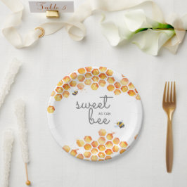 Sweet as can bebe Hummelpapier Teller