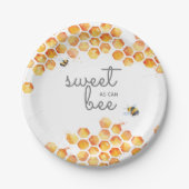 Sweet as can bebe Hummelpapier Teller (Vorderseite)