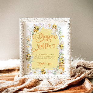 Sweet as can bebe Niedliche Baby Dusche Windeln Ra Poster