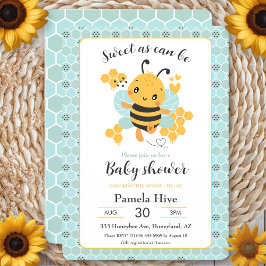 Sweet as Can Bee Baby Baby Shower Einladung