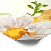 Sweet as Can Bee Baby Dusche Blumenwabe Poster (Ecke)