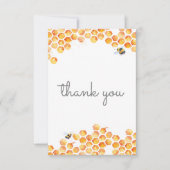 Sweet as Can Bee Baby Dusche Danke Karte (Vorderseite)