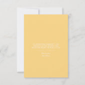 Sweet as Can Bee Baby Dusche Danke Karte (Rückseite)